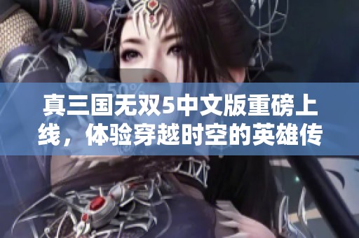 真三国无双5中文版重磅上线，体验穿越时空的英雄传奇之旅