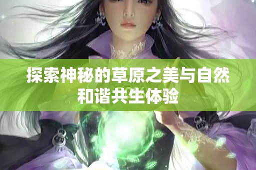 探索神秘的草原之美与自然和谐共生体验