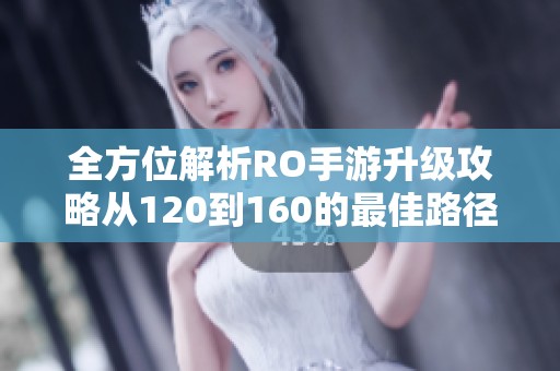 全方位解析RO手游升级攻略从120到160的最佳路径