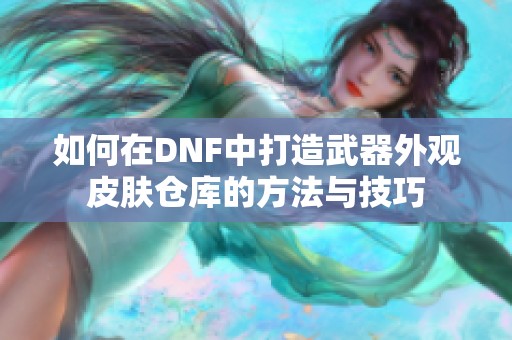 如何在DNF中打造武器外观皮肤仓库的方法与技巧