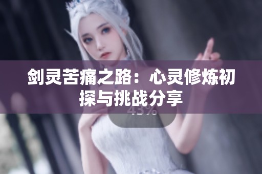 剑灵苦痛之路：心灵修炼初探与挑战分享