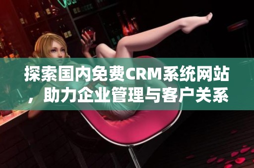 探索国内免费CRM系统网站，助力企业管理与客户关系优化