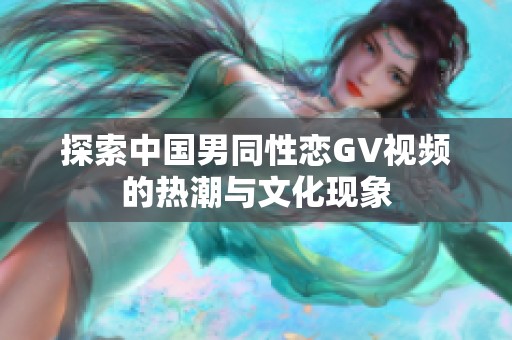 探索中国男同性恋GV视频的热潮与文化现象