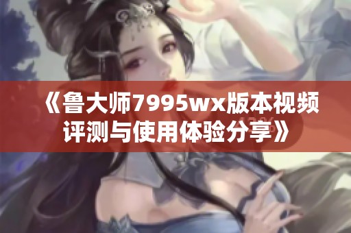 《鲁大师7995wx版本视频评测与使用体验分享》