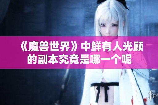 《魔兽世界》中鲜有人光顾的副本究竟是哪一个呢
