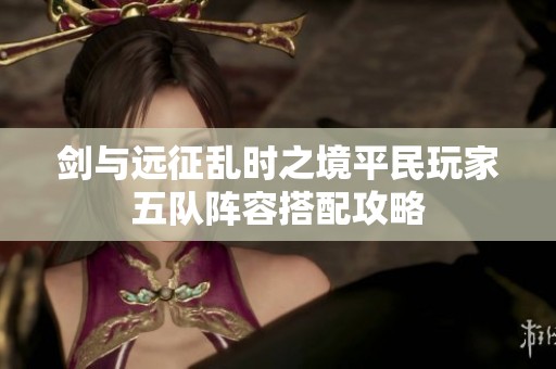 剑与远征乱时之境平民玩家五队阵容搭配攻略
