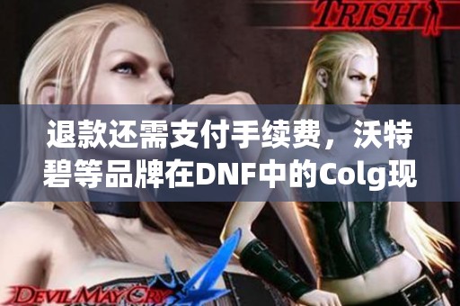 退款还需支付手续费，沃特碧等品牌在DNF中的Colg现象解析