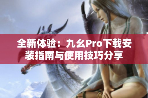 全新体验：九幺Pro下载安装指南与使用技巧分享