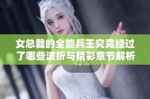 女总裁的全能兵王究竟经过了哪些波折与精彩章节解析