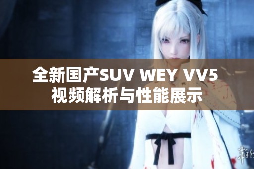 全新国产SUV WEY VV5 视频解析与性能展示