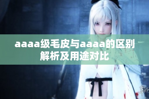aaaa级毛皮与aaaa的区别解析及用途对比