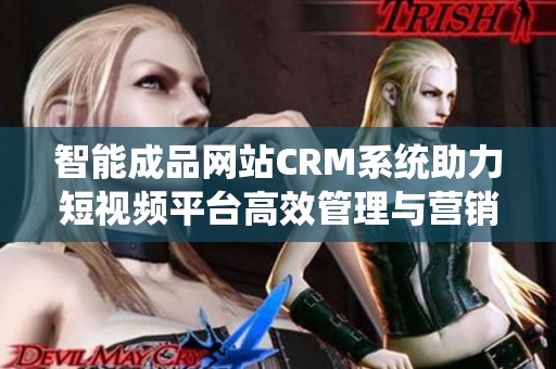 智能成品网站CRM系统助力短视频平台高效管理与营销