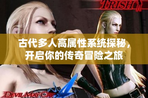 古代多人高属性系统探秘，开启你的传奇冒险之旅
