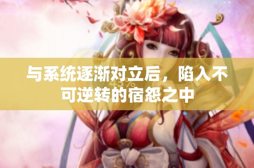 与系统逐渐对立后，陷入不可逆转的宿怨之中