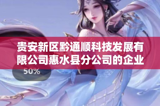 贵安新区黔通顺科技发展有限公司惠水县分公司的企业信息查询与发展动态分析