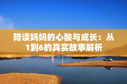 陪读妈妈的心酸与成长：从1到6的真实故事解析