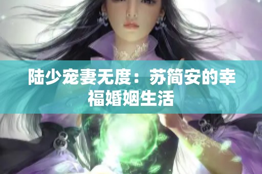 陆少宠妻无度：苏简安的幸福婚姻生活