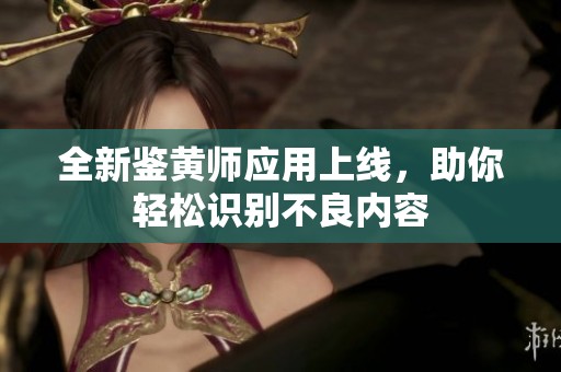 全新鉴黄师应用上线，助你轻松识别不良内容