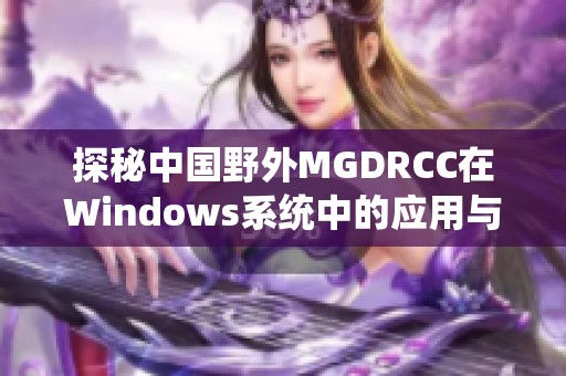 探秘中国野外MGDRCC在Windows系统中的应用与挑战