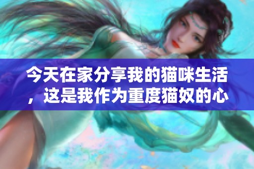 今天在家分享我的猫咪生活，这是我作为重度猫奴的心路历程与猫咪的日常趣事