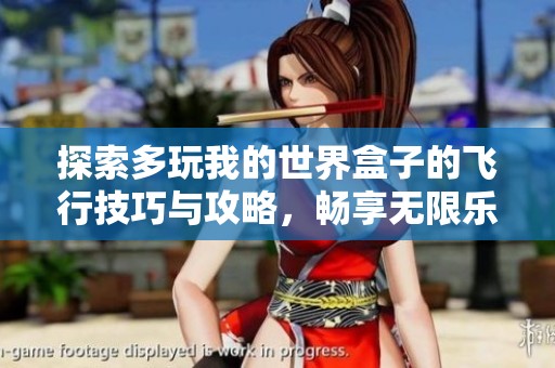 探索多玩我的世界盒子的飞行技巧与攻略，畅享无限乐趣与创意