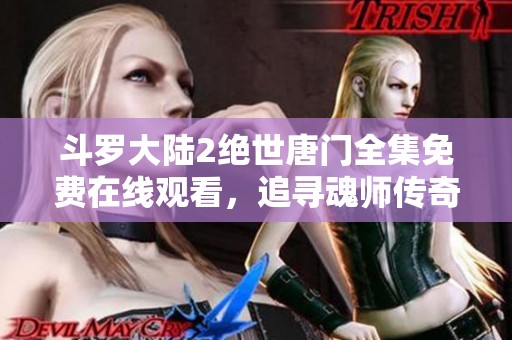 斗罗大陆2绝世唐门全集免费在线观看，追寻魂师传奇的全新篇章