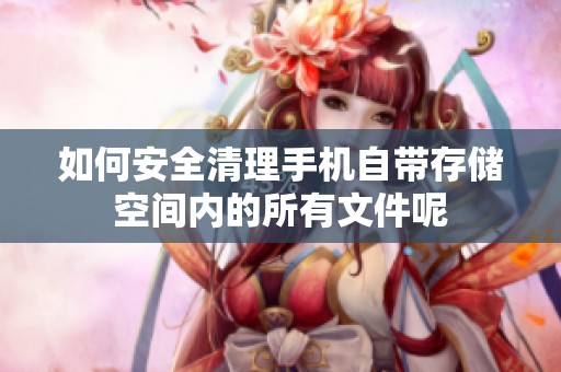 如何安全清理手机自带存储空间内的所有文件呢
