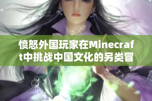 愤怒外国玩家在Minecraft中挑战中国文化的另类冒险