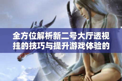 全方位解析新二号大厅透视挂的技巧与提升游戏体验的方法
