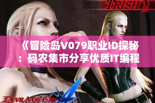 《冒险岛V079职业ID探秘：码农集市分享优质IT编程学习资源》