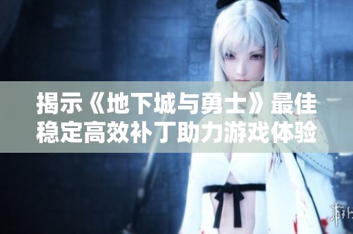 揭示《地下城与勇士》最佳稳定高效补丁助力游戏体验提升