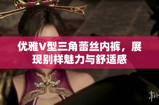 优雅V型三角蕾丝内裤，展现别样魅力与舒适感