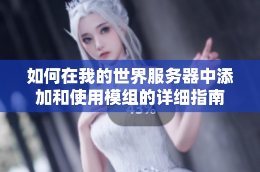 如何在我的世界服务器中添加和使用模组的详细指南