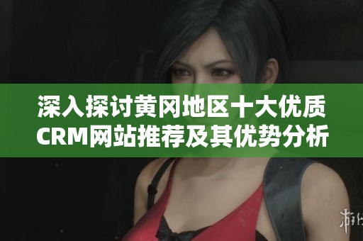 深入探讨黄冈地区十大优质CRM网站推荐及其优势分析