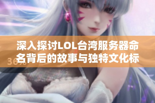 深入探讨LOL台湾服务器命名背后的故事与独特文化标识