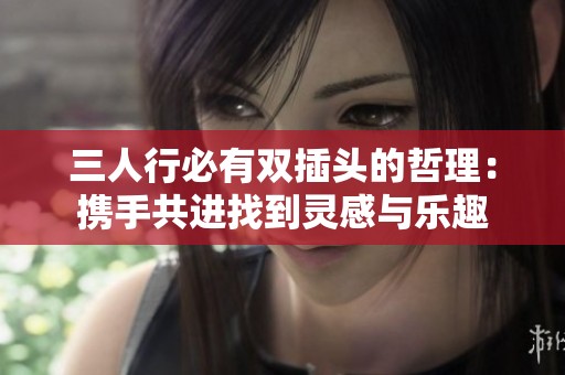 三人行必有双插头的哲理：携手共进找到灵感与乐趣