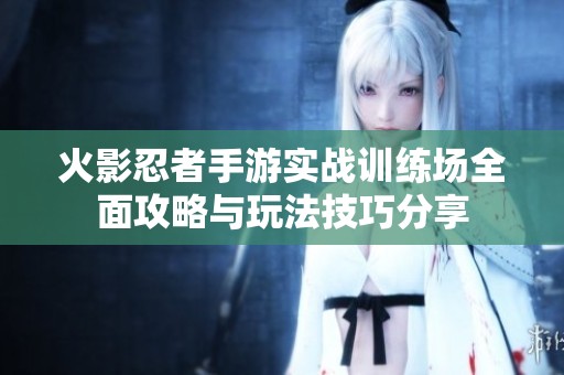 火影忍者手游实战训练场全面攻略与玩法技巧分享