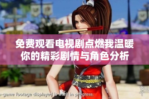 免费观看电视剧点燃我温暖你的精彩剧情与角色分析