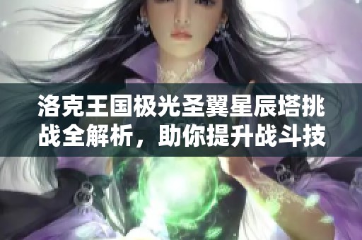 洛克王国极光圣翼星辰塔挑战全解析，助你提升战斗技巧的必看攻略