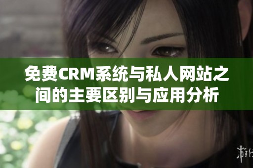 免费CRM系统与私人网站之间的主要区别与应用分析