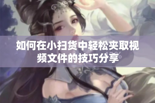 如何在小扫货中轻松夹取视频文件的技巧分享