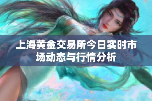 上海黄金交易所今日实时市场动态与行情分析