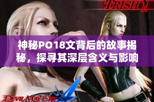 神秘PO18文背后的故事揭秘，探寻其深层含义与影响