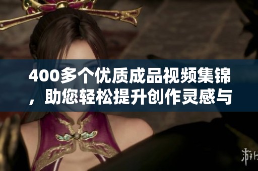 400多个优质成品视频集锦，助您轻松提升创作灵感与技巧