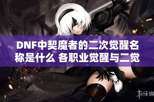 DNF中契魔者的二次觉醒名称是什么 各职业觉醒与二觉汇总解析