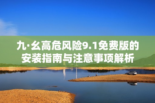 九·幺高危风险9.1免费版的安装指南与注意事项解析