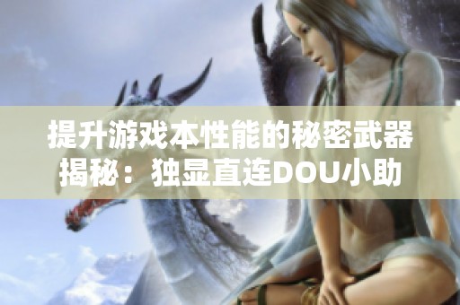 提升游戏本性能的秘密武器揭秘：独显直连DOU小助手解析