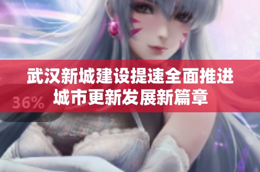 武汉新城建设提速全面推进城市更新发展新篇章