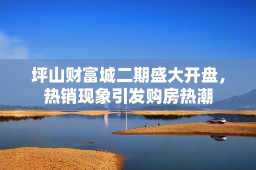 坪山财富城二期盛大开盘，热销现象引发购房热潮