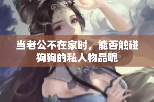 当老公不在家时，能否触碰狗狗的私人物品呢